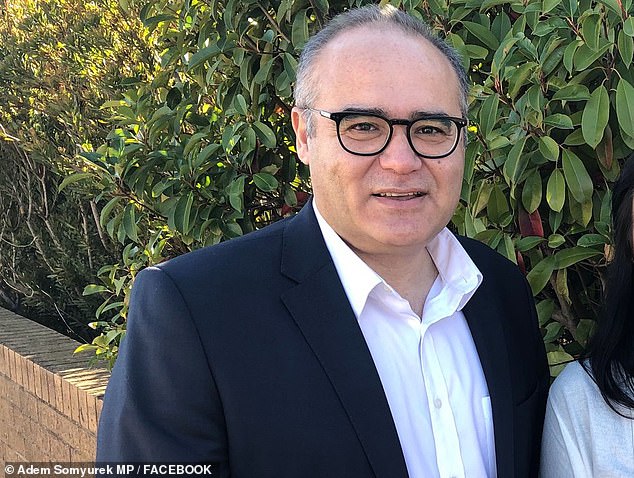 Adem Somyurek pictured in May, 2019. He is said to have controlled two thirds of Victoria's Labor Party through branch stacking