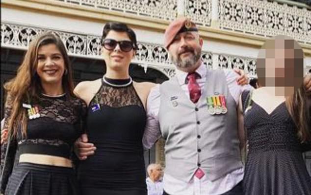 Davis (pictured with two of his current girlfriends, Charlotte and Hunter) remains behind bars