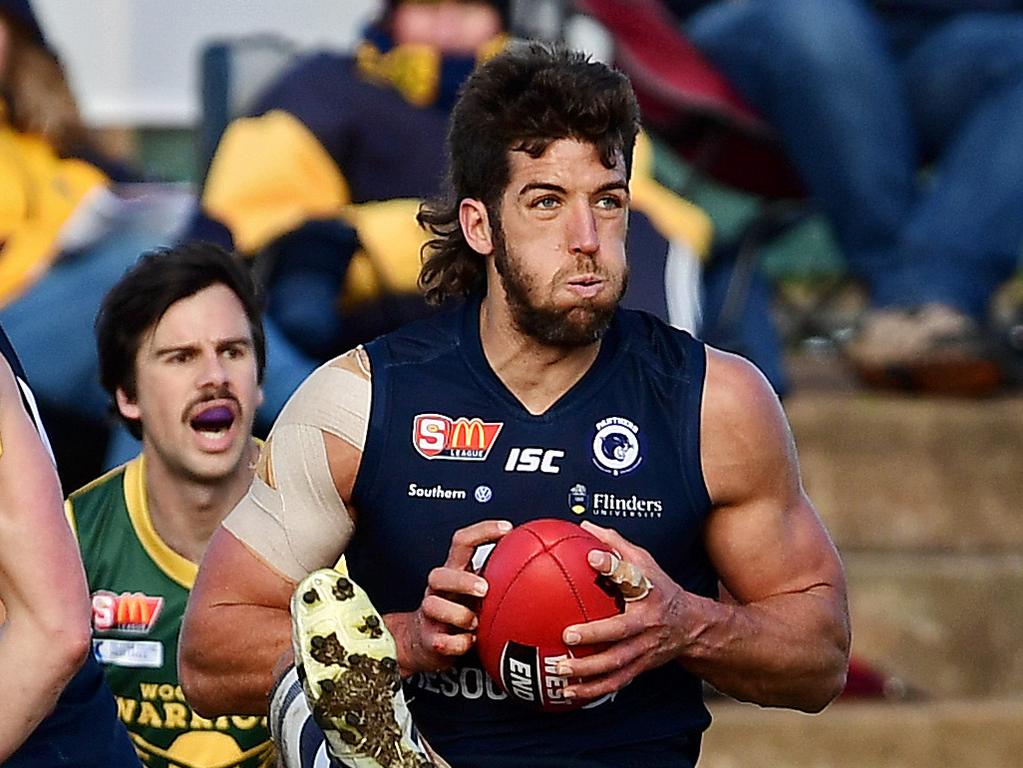 Alexander Aurrichio played eight SANFL league games for South Adelaide. Picture: Tom Huntley